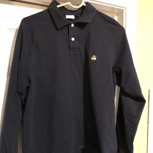 Mens Medium Brook’s Brothers Long Sleeve Polo